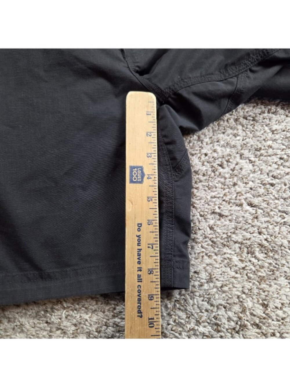 Duluth Trading Co Cargo Shorts Mens 40 Gray Ripstop Hiking Outdoors - Picture 5 of 7